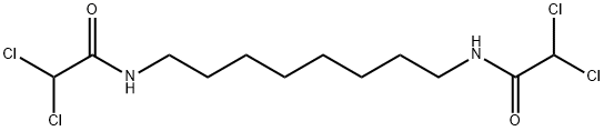 N,N'-オクタメチレンビス(2,2-ジクロロアセトアミド) 化学構造式