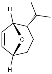 8-Oxabicyclo[3.2.1]oct-6-ene,2-(1-methylethyl)-,endo-(9CI) Structure