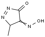 3H-Pyrazole-3,4(5H)-dione,5-methyl-,4-oxime(9CI) Structure