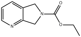 Ethyl5H-pyrrolo[3,4-b]pyridine-6(7H)-carboxylate Struktur