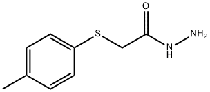 2-[(4-METHYLPHENYL)THIO]ACETOHYDRAZIDE 化学構造式
