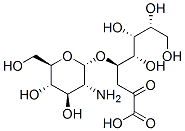 4-O-(2-amino-2-deoxy-alpha-glucopyranosyl)-3-deoxy-manno-2-octulosonic acid 结构式