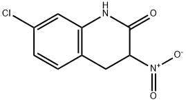 7-CHLORO-3-NITRO-3,4-DIHYDRO-1H-QUINOLIN-2-ONE 结构式