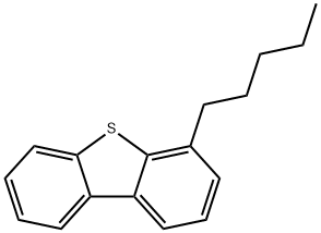 4-PENTYLDIBENZOTHIOPHENE Struktur