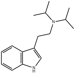 N-(2-(1H-吲哚-3-基)乙基)-N-异丙烷-2-胺, 14780-24-6, 结构式