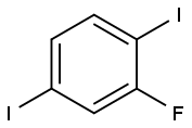1,4-DIIODO-2-FLUOROBENZENE Structure
