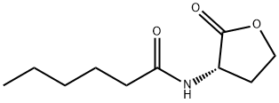 N-hexanoyl-L-homoserine lactone 化学構造式