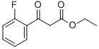 2-フルオロベンゾイル酢酸エチル 化学構造式