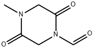 1-Piperazinecarboxaldehyde, 4-methyl-2,5-dioxo- (9CI) Struktur