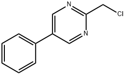 Pyrimidine, 2-(chloromethyl)-5-phenyl- (9CI) Structure