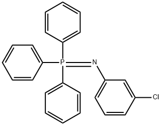 3-クロロ-N-(トリフェニルホスホラニリデン)ベンゼンアミン 化学構造式