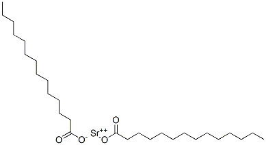 肉豆蔻酸锶盐, 14796-94-2, 结构式
