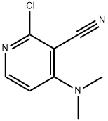 2-CHLORO-4-(DIMETHYLAMINO)NICOTINONITRILE 化学構造式
