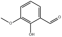 3-Methoxysalicylaldehyde Struktur
