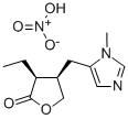 硝酸 ピロカルピン 化学構造式