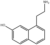 2-(7-羟基-1-萘基)乙胺,148018-62-6,结构式