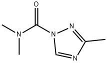 1H-1,2,4-Triazole-1-carboxamide,  N,N,3-trimethyl- 结构式