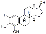 2-fluoro-4-hydroxyestradiol 结构式