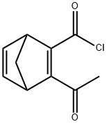 Bicyclo[2.2.1]hepta-2,5-diene-2-carbonyl chloride, 3-acetyl- (9CI) 结构式