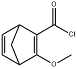 Bicyclo[2.2.1]hepta-2,5-diene-2-carbonyl chloride, 3-methoxy- (9CI) Structure