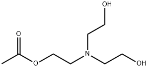 2-[bis(2-hydroxyethyl)amino]ethyl acetate Structure