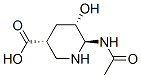 3-Piperidinecarboxylicacid,6-(acetylamino)-5-hydroxy-,[3R-(3alpha,5alpha,6beta)]-(9CI) Structure