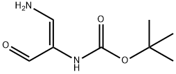 Carbamic acid, (2-amino-1-formylethenyl)-, 1,1-dimethylethyl ester, (E)- (9CI) 结构式