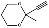 1,3-Dioxane, 2-ethynyl-2-methyl- (9CI) 结构式