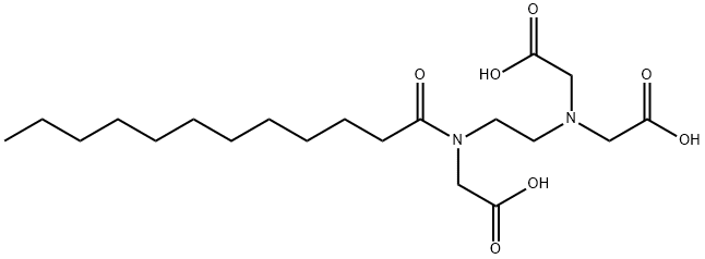 ラウロイルエチレンジアミン三酢酸 化学構造式