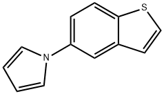 1-(苯并[B]噻吩-5-基)-1H-吡咯 结构式
