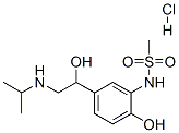 N-[2-hydroxy-5-[1-hydroxy-2-(isopropylamino)ethyl]phenyl]methanesulphonamide monohydrochloride 
