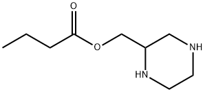 Butanoic acid, 2-piperazinylmethyl ester (9CI) 化学構造式