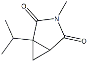 3-Azabicyclo[3.1.0]hexane-2,4-dione,3-methyl-1-(1-methylethyl)-,(-)-(9CI),148236-95-7,结构式