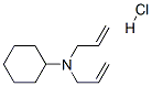 N,N-diallylcyclohexylamine hydrochloride Structure