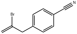 2-BROMO-3-(4-CYANOPHENYL)-1-PROPENE Structure