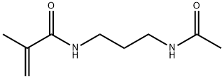 2-Propenamide,  N-[3-(acetylamino)propyl]-2-methyl- 结构式