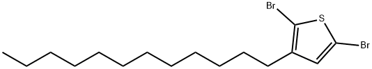 2,5-DIBROMO-3-DODECYLTHIOPHENE Struktur
