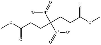 dimethyl 4,4-dinitroheptanedioate Structure