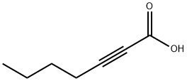 2-ヘプチン酸 化学構造式