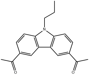 3,6-DIACETYL-9-PROPYL-9H-CARBAZOLE, 1483-96-1, 结构式