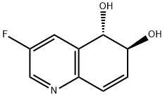3-fluoro-5,6-dihydroquinoline 5,6-diol Struktur