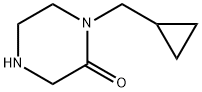 Piperazinone,  1-(cyclopropylmethyl)-  (9CI) Structure