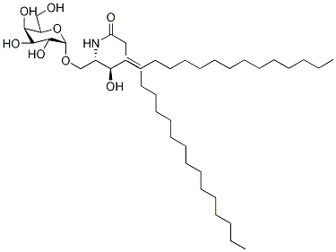 α-Galactosyl-C18-ceramide Struktur