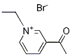 3-ACETYL-N-ETHYLPYRIDINIUM BROMIDE 结构式