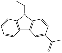 3-乙酰基-9-乙基咔唑,1484-04-4,结构式
