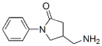 4-aminomethyl-1-phenyl-2-pyrrolidinone Struktur