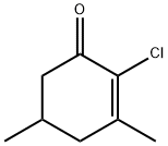 2-Cyclohexen-1-one,  2-chloro-3,5-dimethyl- Structure