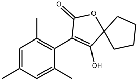 4-Hydroxy-3-mesityl-1-oxaspiro(4.4)non-3-en-2-one Structure