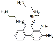 bis(ethylenediamine)(9,10-phenanthrenequinonediamine)rhodium(III),148485-19-2,结构式