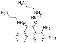 148485-19-2 bis(ethylenediamine)(9,10-phenanthrenequinonediamine)rhodium(III)